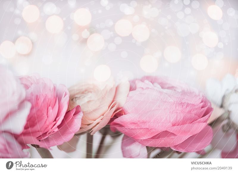 Nahaufnahme von schönen Pastell Blumen Stil Design Dekoration & Verzierung Valentinstag Muttertag Hochzeit Geburtstag Natur Pflanze Blatt Blüte Blumenstrauß