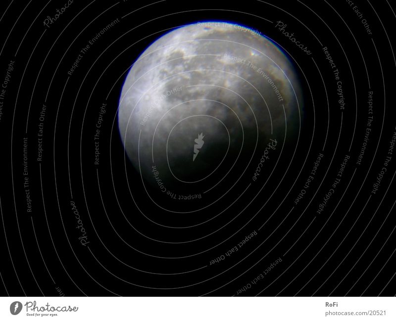 Noch'n bisserl Mondfinsternis Himmelskörper & Weltall Astronomie Vulkankrater Nacht