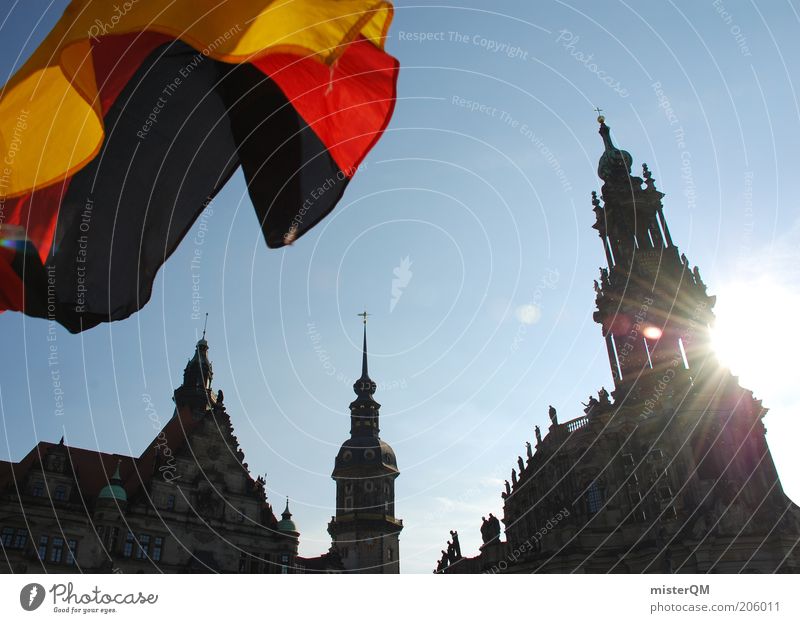Dresden flippt aus! ästhetisch Sachsen Deutschland Weltmeisterschaft Fahne Euphorie Begeisterung Hoffnung Kultur Kulturzentrum Kulturwissenschaften
