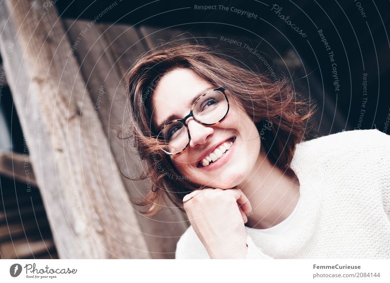 Roadtrip West Coast USA (26) feminin Junge Frau Jugendliche Erwachsene 1 Mensch 18-30 Jahre 30-45 Jahre schön attraktiv perfekt Brille brünett Haare & Frisuren