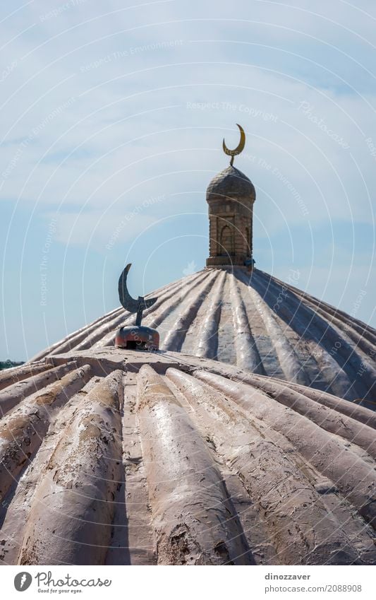 Crescent Moon auf der Moschee, Samarkand, Usbekistan Ferien & Urlaub & Reisen Kultur Himmel Mond Gebäude Architektur alt Religion & Glaube Tradition