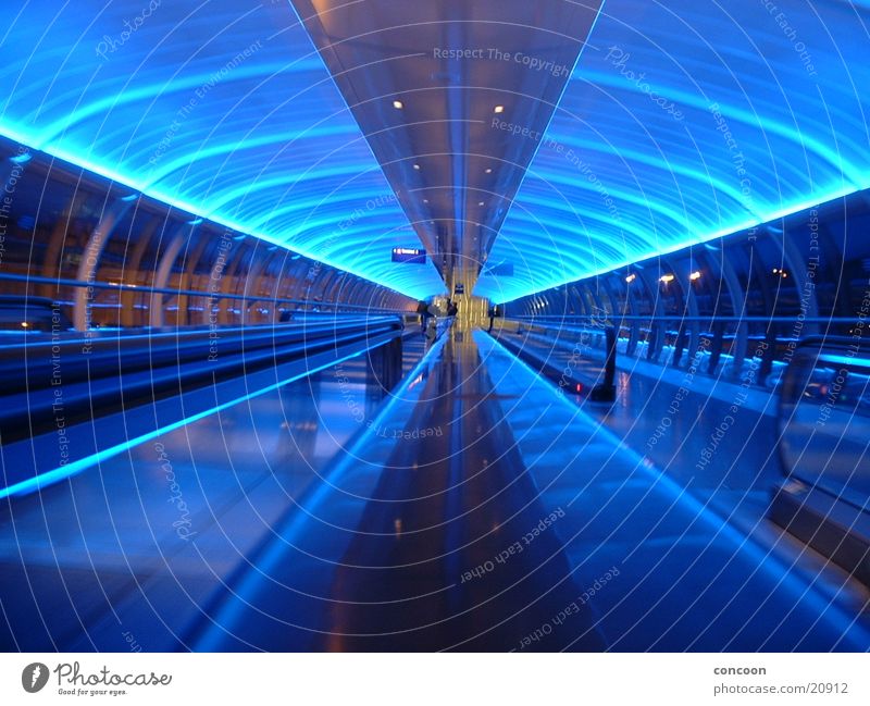 minutes in manchester Manchester England Rolltreppe Europa manchester airport stylish blue blaues licht