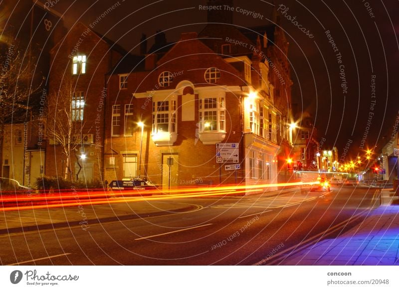 In den Strassen von Middlesbrough // Rush England Großbritannien Europa Straße Industriefotografie Licht PKW Geschwindigkeit Teesside North East England