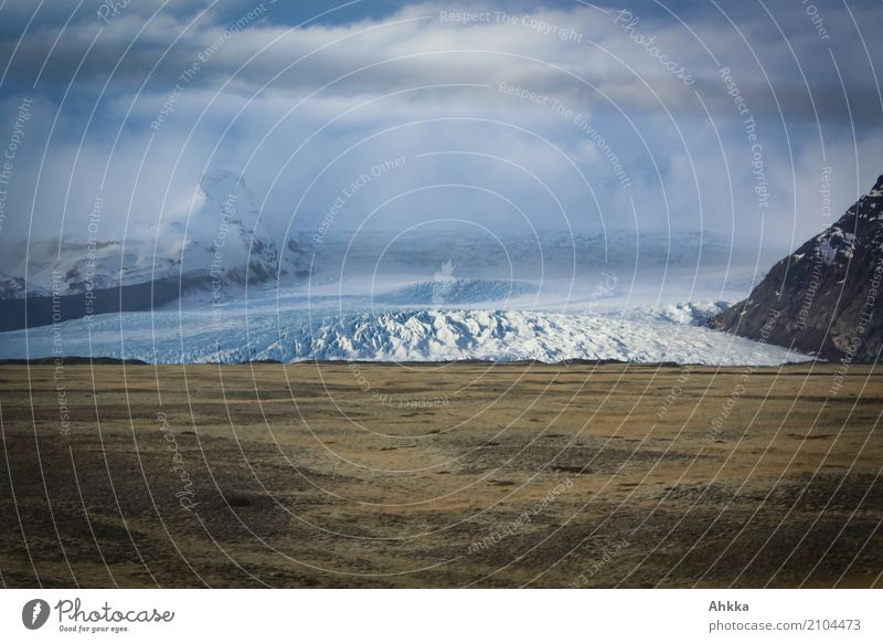 Gletscherwelle Abenteuer Expedition Landschaft Wolken Klimawandel Eis Frost Wellen Island Zukunftsangst gefährlich Angst bedrohlich Geschwindigkeit Kontrolle
