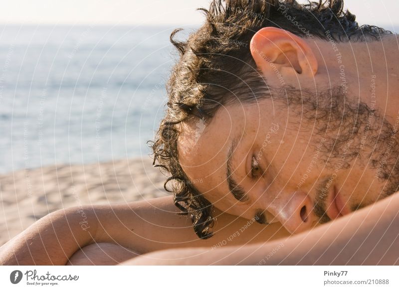 Monte Ruiu - Ein Sommertag am Strand schön Haut Gesicht Erholung Ferien & Urlaub & Reisen Tourismus Sonne Sonnenbad Meer Mensch maskulin Junger Mann Jugendliche