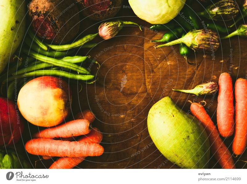 Früchte und Gemüse Lebensmittel Frucht Apfel Kräuter & Gewürze Ernährung Essen Bioprodukte Vegetarische Ernährung Diät frisch Gesundheit gut natürlich saftig