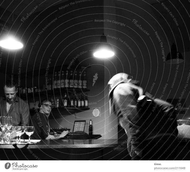 Rossi Grooves Flasche Innenarchitektur Lampe Raum Restaurant Bar Cocktailbar Arbeit & Erwerbstätigkeit Mensch 3 dunkel Stimmung halbdunkel Theke