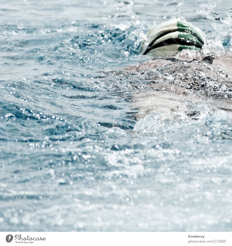 aquaman schön Schwimmen & Baden Sport Fitness Sport-Training Wassersport Sportler Mensch Leben 1 Kraft Leistung ehrgeizig Willensstärke Ausdauer Badekappe