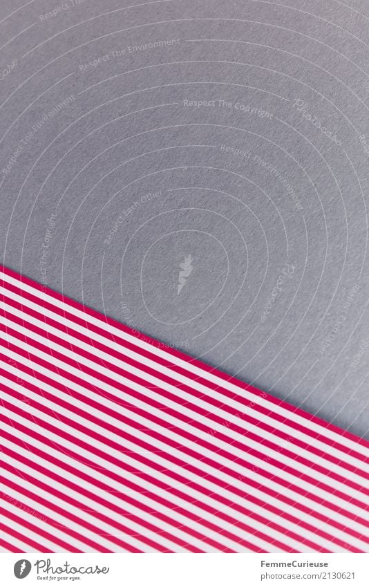 Muster (13) Papier Zettel mehrfarbig Farbe gestreift Streifen Vogelperspektive graphisch rot-weiß grau Karton Geometrie Strukturen & Formen Bastelmaterial