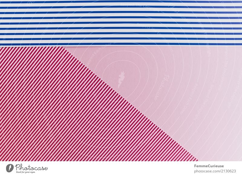 Muster (01) Papier mehrfarbig rot-weiß blau-weiß rosa Streifen gestreift Karton Farbe Farbenspiel einfach Hintergrundbild Basteln Bastelpapier graphisch