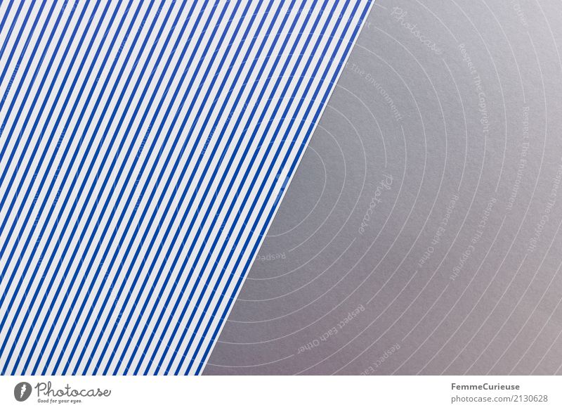 Muster (09) Papier Zettel mehrfarbig blau-weiß grau Vogelperspektive graphisch Geometrie Strukturen & Formen Design Bastelmaterial Rechteck Farbkombination