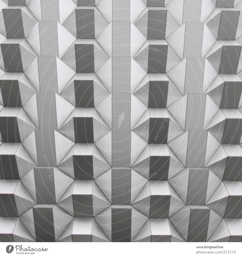 fassade Dresden Haus Architektur Mauer Wand Fassade stachelig Metall Fassadenverkleidung Strukturen & Formen Tag Schwarzweißfoto Außenaufnahme Detailaufnahme