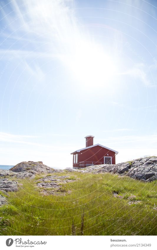 2. haus. Ferien & Urlaub & Reisen Tourismus Ausflug Abenteuer Ferne Freiheit Häusliches Leben Haus Garten Umwelt Natur Wetter Schönes Wetter Gras Wiese Felsen