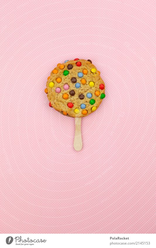 #AS# Cookie Tree Kunst ästhetisch Keks cookie mehrfarbig süß Süßwaren Kalorienreich rosa Snack Snackbar Backwaren Farbfoto Innenaufnahme Studioaufnahme