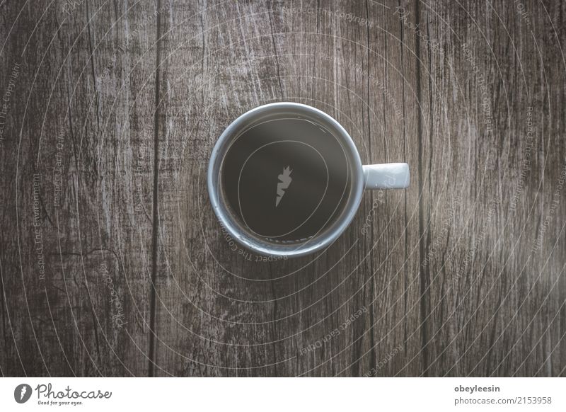 Tasse Kaffee für den Morgen, Frühstück Getränk Espresso Teller Design Wege & Pfade Fluggerät frisch heiß hell oben Sauberkeit braun grau weiß Farbe Becher
