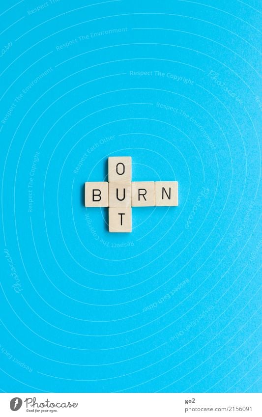 Burn Out Gesundheit Gesundheitswesen Spielen Arbeit & Erwerbstätigkeit Beruf Karriere Schriftzeichen Krankheit blau Traurigkeit Sorge Müdigkeit Unlust