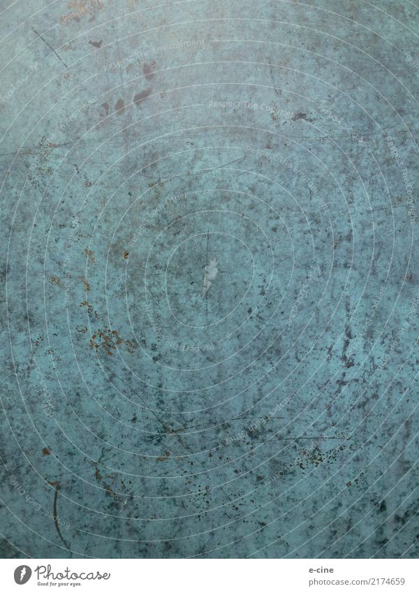 Patina Texture auf Bronze 1 Stil Design Kunst Umwelt Denkmal Stein Metall Stahl Rost Wasser Graffiti Linie Streifen blau mehrfarbig türkis trösten ruhig