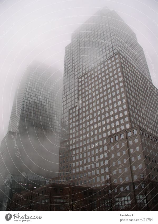 Fog over Manhattan New York City Hochhaus Nebel Architektur south manhattan one finacial plaza 17th december hudson river side