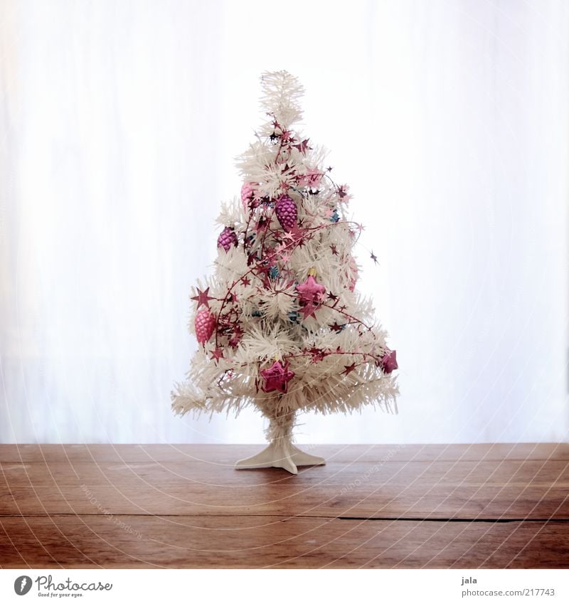 mein weihnachtsbaum... Feste & Feiern Dekoration & Verzierung Kitsch Krimskrams Holz klein Weihnachten & Advent Weihnachtsbaum rosa weiß Baumschmuck Farbfoto