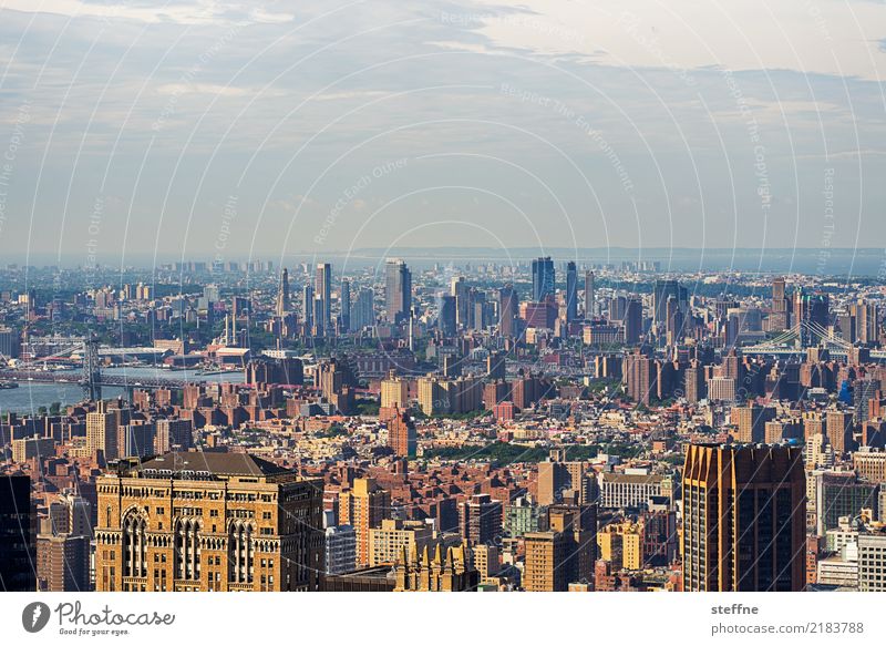 NYC1 New York City Skyline USA Hochhaus Stadt Manhattan Brooklyn Panorama (Aussicht)