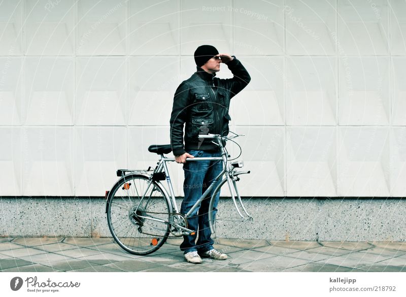 bike for your right Freizeit & Hobby Mensch maskulin Mann Erwachsene 1 30-45 Jahre Verkehr Verkehrsmittel Verkehrswege Wege & Pfade Fahrrad Blick Suche Zukunft
