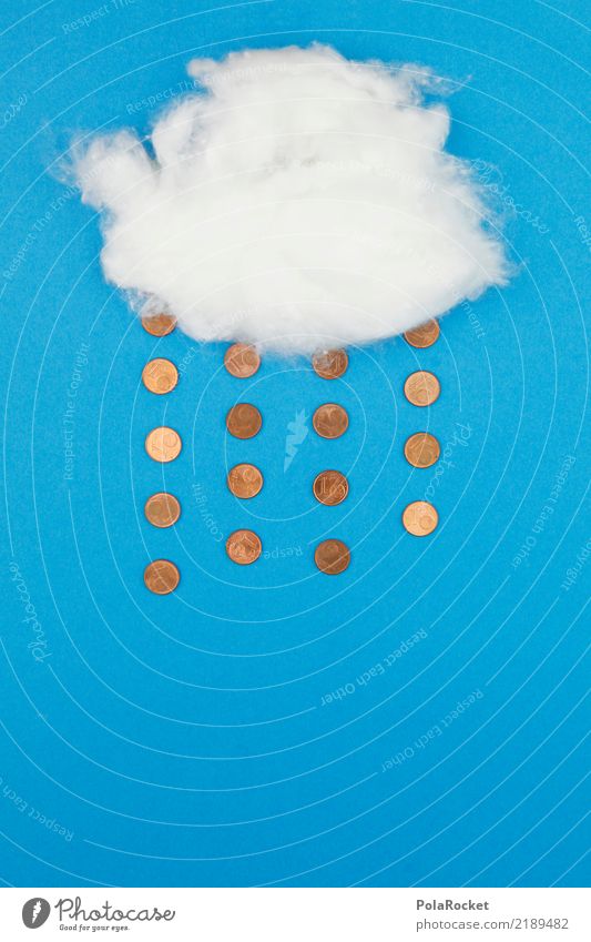 #AS# Geldregen in Windstille Kunst Kunstwerk ästhetisch gebastelt Wolken Regen Wetter wetterfest Wetterdienst Wetterumschwung Wetterstation Wettergott