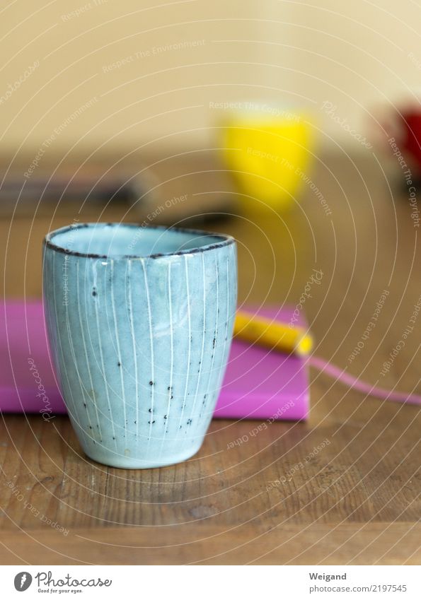 Tee-Pause Heißgetränk Kaffee Küche Sitzung gelb violett rosa achtsam Wachsamkeit Freundlichkeit gewissenhaft Vorsicht Gelassenheit geduldig ruhig Erholung