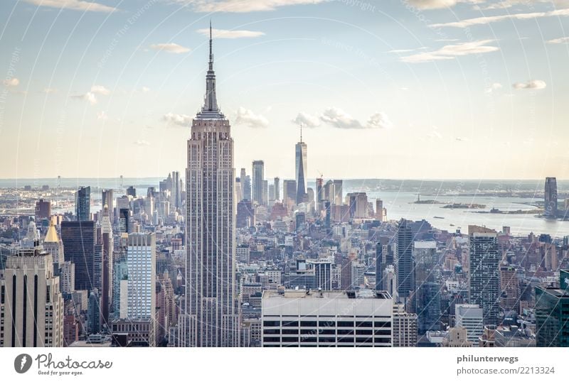 Empire State Building und Manhattan, New York City Reichtum Ferien & Urlaub & Reisen Tourismus Ausflug Abenteuer Ferne Freiheit Sightseeing Städtereise