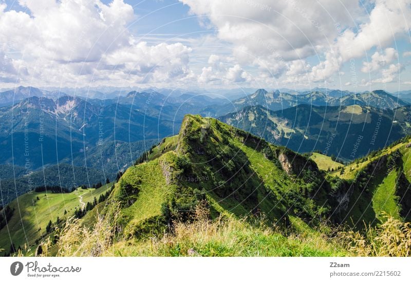 Rotwand Ferien & Urlaub & Reisen Berge u. Gebirge wandern Umwelt Natur Landschaft Himmel Wolken Sommer Schönes Wetter Alpen Gipfel ästhetisch Ferne gigantisch