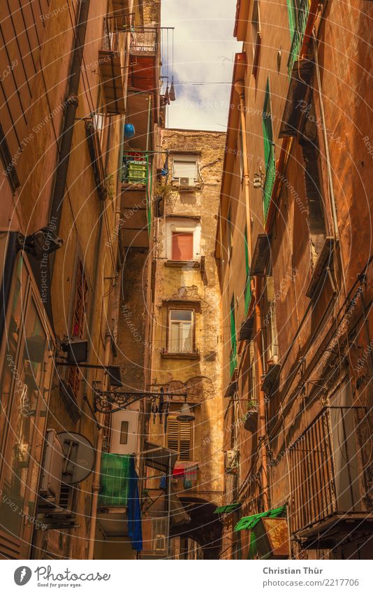 Strassen von Neapel Zufriedenheit Erholung ruhig Ferien & Urlaub & Reisen Tourismus Ausflug Abenteuer Freiheit Sightseeing Städtereise Kreuzfahrt Sommer