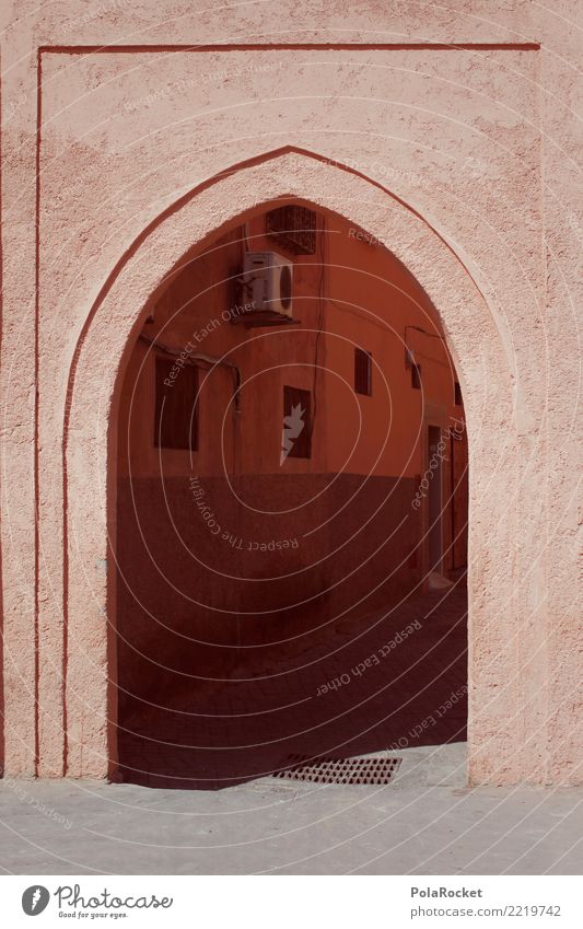 #A# Orientalisches Tor Kunst Kunstwerk ästhetisch Arabien Naher und Mittlerer Osten Marokko Marrakesch Farbfoto Gedeckte Farben Außenaufnahme Detailaufnahme