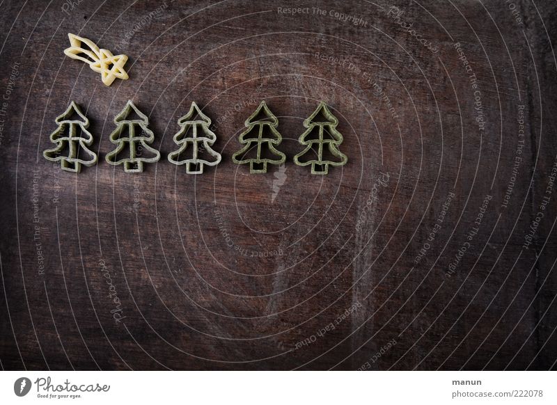 Nudel-Komet Lebensmittel Nudeln Ernährung Festessen Bioprodukte Vegetarische Ernährung Feste & Feiern Weihnachtsbaum Stern (Symbol) authentisch einfach