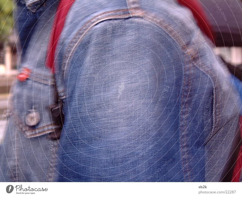 Blue Jeans Jeansjacke Ein Lizenzfreies Stock Foto Von Photocase