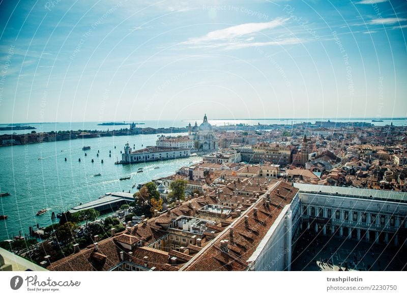 Blick auf Venedig Ferien & Urlaub & Reisen Tourismus Ausflug Abenteuer Ferne Freiheit Sightseeing Städtereise Kreuzfahrt Schönes Wetter Italien Europa Stadt