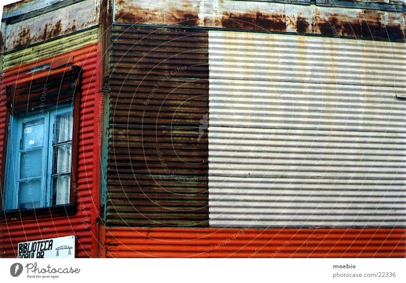 La Boca 2 Bibliothek Fenster Architektur colorfull