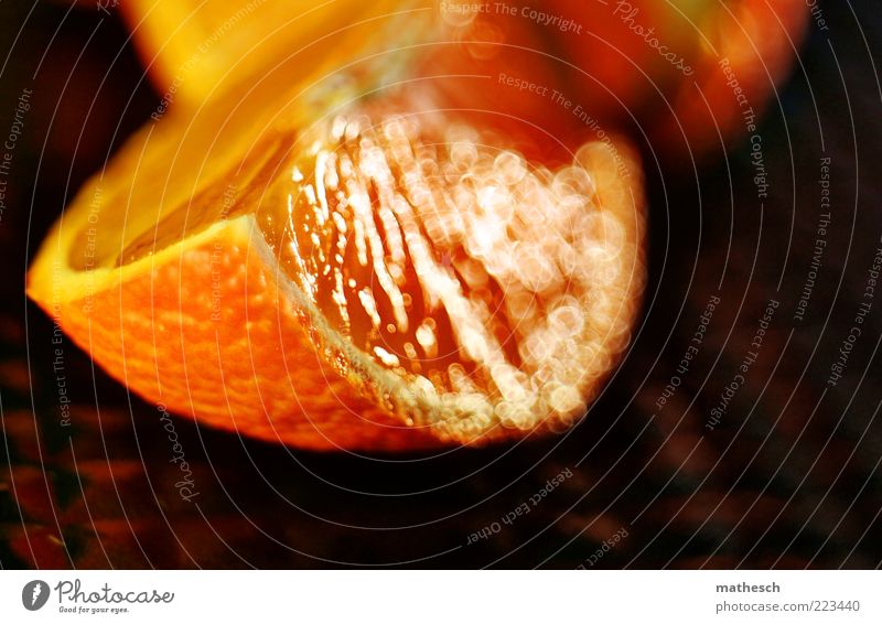 Mandarine Lebensmittel Frucht Orange Ernährung Vegetarische Ernährung süß orange-rot fruchtig lecker Farbfoto Innenaufnahme Nahaufnahme Detailaufnahme
