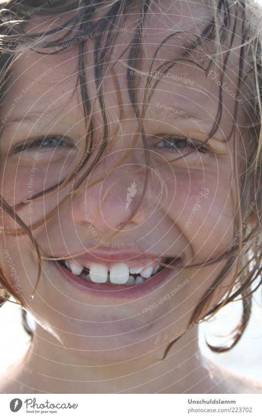 ....love your smile Glück harmonisch Sommer Mensch Kind Junge Kindheit Gesicht Zähne 3-8 Jahre Lächeln lachen leuchten authentisch Fröhlichkeit frisch nass