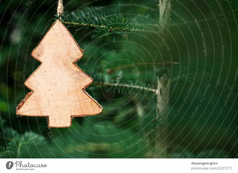 Weihnachtstannenform auf Niederlassung Design Winter Dekoration & Verzierung Feste & Feiern Weihnachten & Advent Natur Baum Papier Holz neu grün weiß Tanne