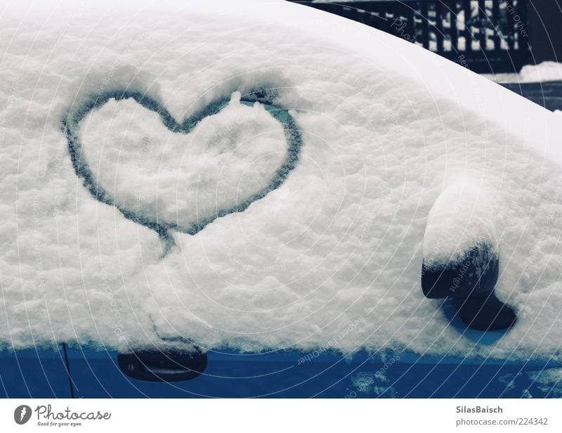 I Love Snow Winter Schnee - ein lizenzfreies Stock Foto von Photocase