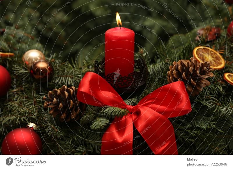 Advent Weihnachten & Advent Weihnachtsmarkt Adventskranz Saison Kerze brennen Hintergrundbild Kerzenschein Postkarte Feste & Feiern Dezember