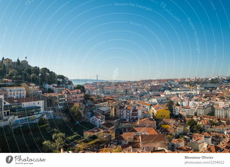Miradouro da Graça, Lissabon, Portugal Europa Stadt Stadtzentrum Altstadt bevölkert Haus Sehenswürdigkeit Ferien & Urlaub & Reisen Tourismus Aussicht