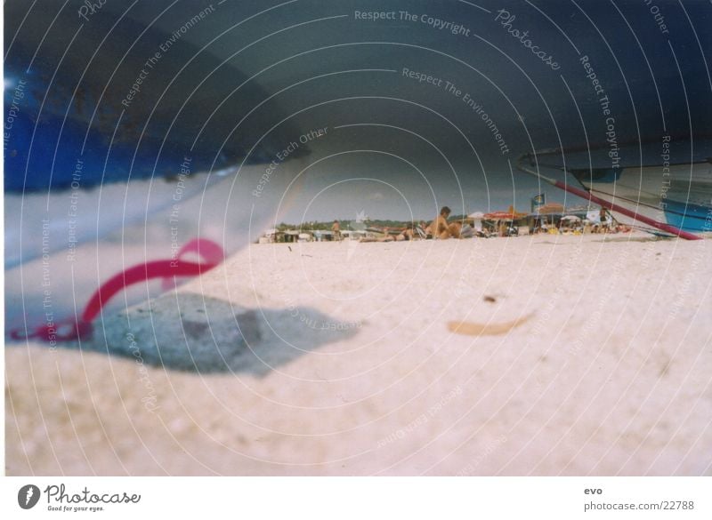Luma Beach Strand Luftmatratze Sandstrand Meer Europa Tag am Meer