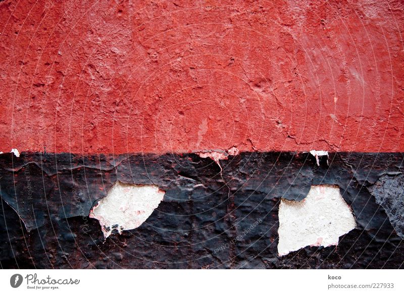 Die Mauern von Fengdu – ROT Asien Wand Fassade Stein Backstein alt eckig fest rot schwarz weiß ästhetisch Symmetrie Vergänglichkeit mehrfarbig Außenaufnahme