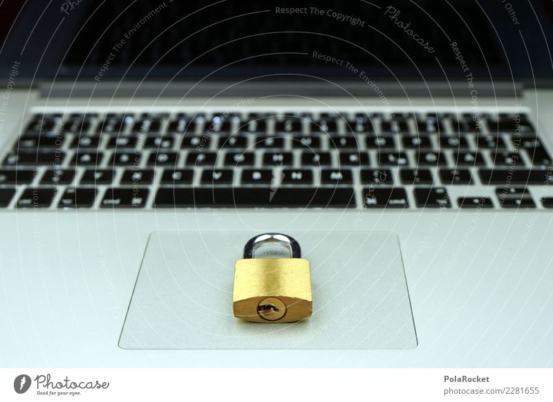 #AS# KeyLocker Notebook Angst Datenschutz Schloss Tastatur Gesetze und Verordnungen silber Gold Firewall Internet Überwachung Sicherheit Informationstechnologie