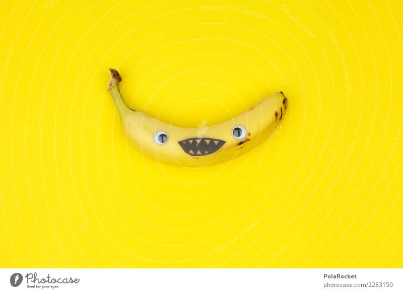 #AS# Banana Smile Kunst Kunstwerk ästhetisch Banane Bananenschale Bananenmagazin lachen Lächeln lustig Unsinn Spielen kindisch Freude spaßig Spaßgesellschaft