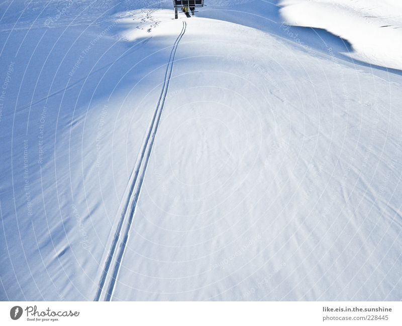 Macht Skifahrer glücklich II Freizeit & Hobby Winter Schnee Wintersport Skifahren Skier Snowboarding Skitour Skipiste Landschaft Schönes Wetter Eis Frost Hügel