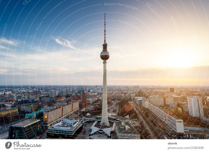 Der Turm am Alex Ferien & Urlaub & Reisen Berlin Berliner Fernsehturm Berlin-Mitte Stadt Hauptstadt Stadtzentrum Skyline Bauwerk Gebäude Architektur