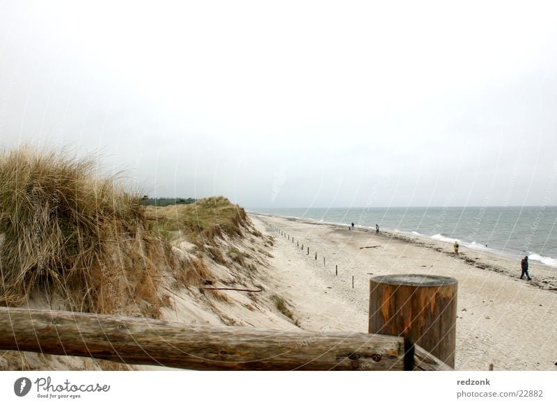 Am Meer Strand Wellen Prerow Ferien & Urlaub & Reisen Europa Ostsee Sand Geländer Stranddüne Wasser Erholung