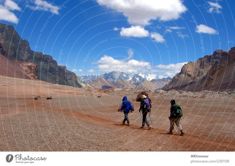 Aconcagua Trekking wandern Natur Landschaft Felsen Berge u. Gebirge Gipfel Wege & Pfade entdecken gehen Ferien & Urlaub & Reisen Erfahrung Erholung erleben