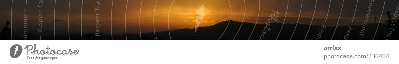 Sonnenuntergang, Panorama, Sonnenuntergang, Sonnenuntergang schön Ferien & Urlaub & Reisen Berge u. Gebirge wandern Umwelt Natur Landschaft Luft Himmel Wolken